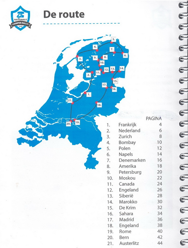NL 0920 000 De route int boekje